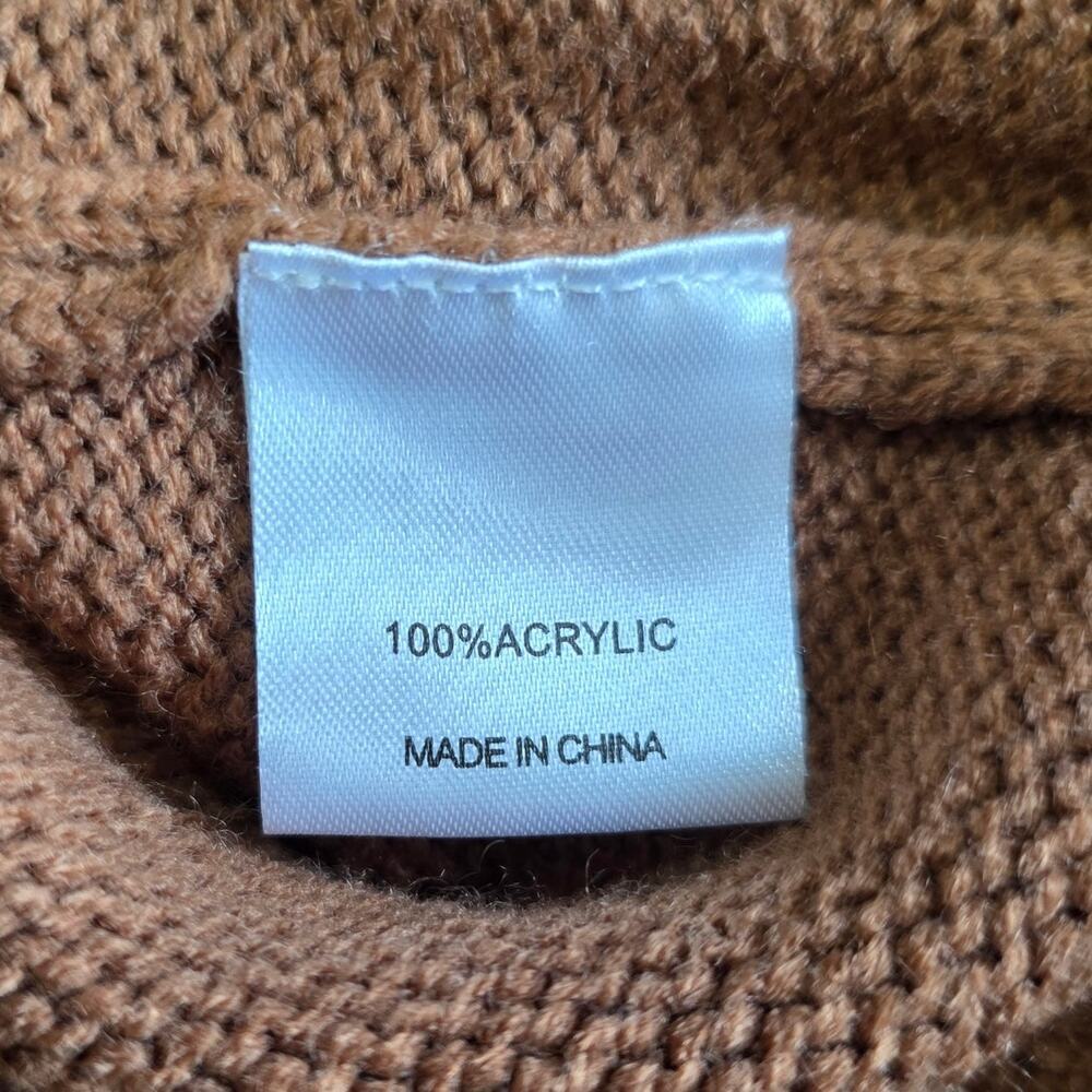 Panache Apparel Rock & Roll Sweater Brown Size XL - Picture 7 of 8